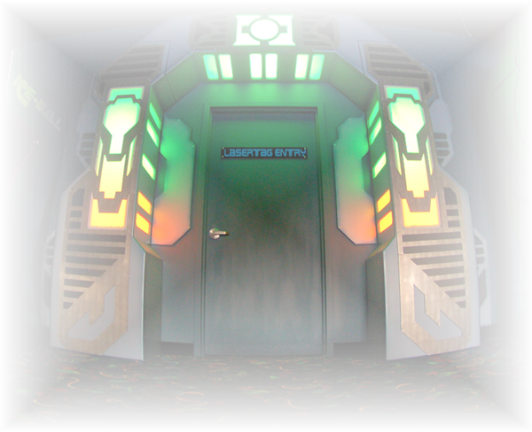 laser tag entrance